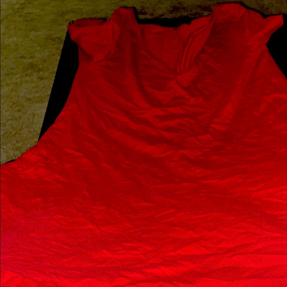 Red long sleeve dress/shirt